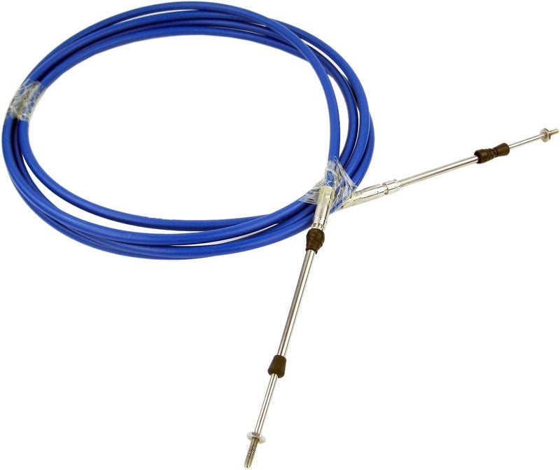 NEWMAIX Marine 33C Throttle Shift Remote Control Box Cable For Yamaha Outboard Engine Boat Motor Steering System Blue (16FT, 2 PCs) - Image 4